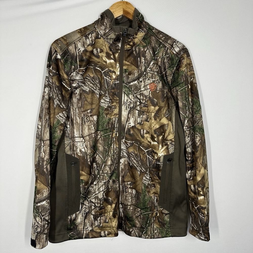 Real Tree Camo Full Zip Men's Fleece Small Game Winner Jacket